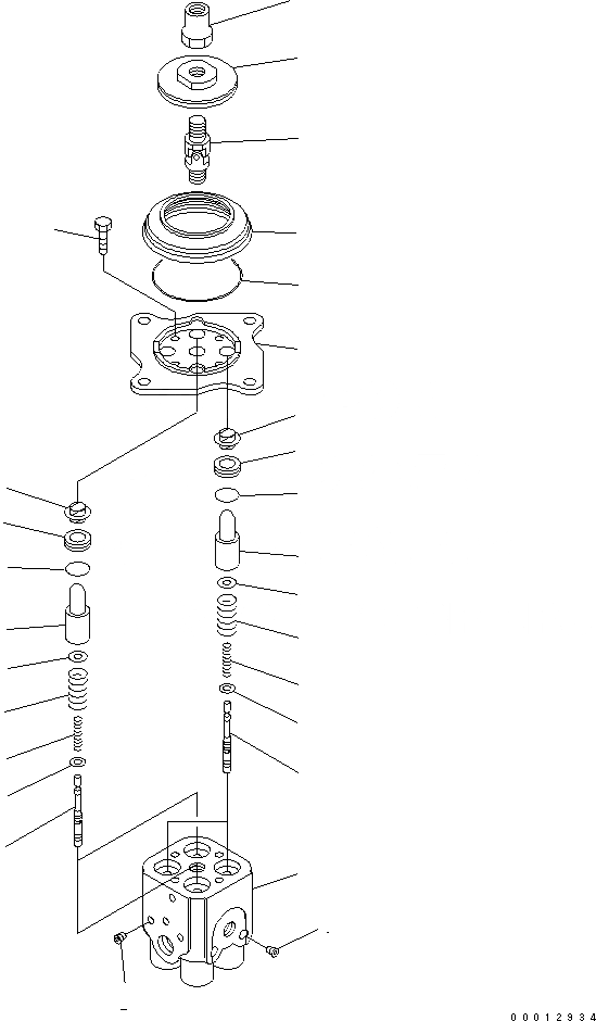 Схема запчастей Komatsu D20A-8 - PPC КЛАПАН ОСНОВН. КОМПОНЕНТЫ И РЕМКОМПЛЕКТЫ