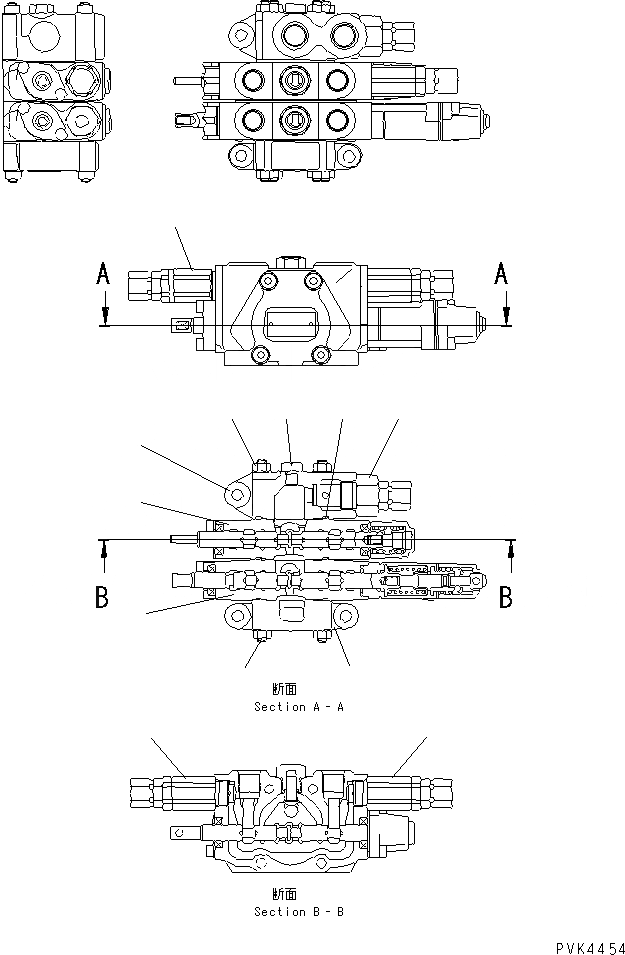 Схема запчастей Komatsu D20Q-7-M - ОСНОВН. КЛАПАН ОСНОВН. КОМПОНЕНТЫ И РЕМКОМПЛЕКТЫ