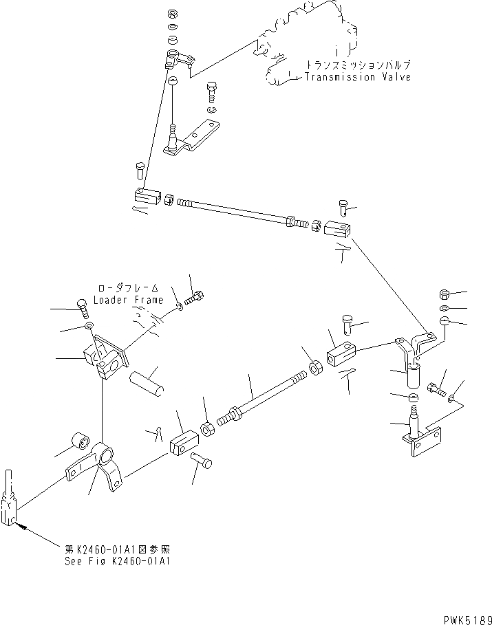 Схема запчастей Komatsu D21A-7-M - INCHING УПРАВЛ-Е (МЕХАНИЗМ) (ДЛЯ F-R ТРАНСМИССИЯ) КАБИНА ОПЕРАТОРА И СИСТЕМА УПРАВЛЕНИЯ