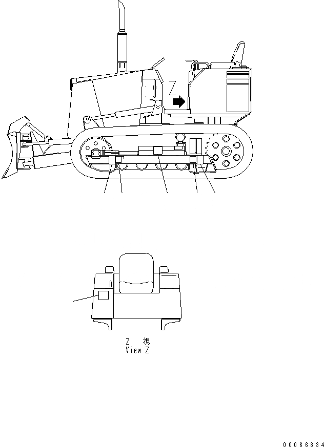 Схема запчастей Komatsu D21A-8E0 - ЦЕНТР ТЯЖЕСТИ MARK(№9-) МАРКИРОВКА