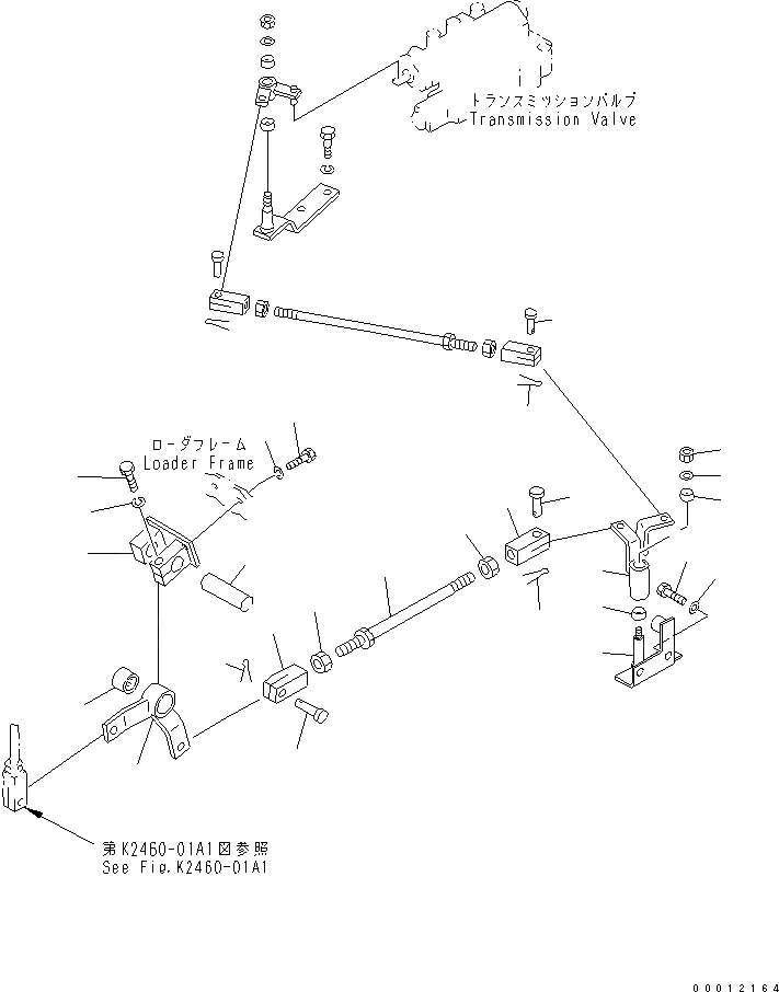 Схема запчастей Komatsu D21A-8 - INCHING УПРАВЛ-Е (МЕХАНИЗМ) (ДЛЯ F-R ТРАНСМИССИЯ) КАБИНА ОПЕРАТОРА И СИСТЕМА УПРАВЛЕНИЯ