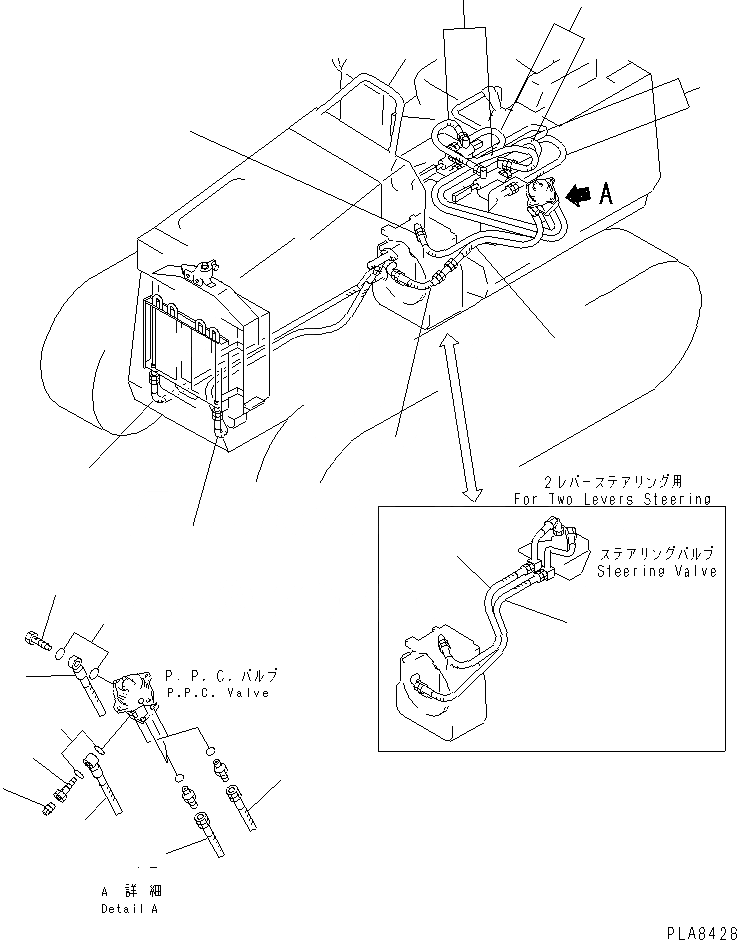 Схема запчастей Komatsu D21PG-7A - ЧАСТИ ДЛЯ ПЕРИОДИЧ. ЗАМЕНЫ (/) (ГИДРАВЛ ШЛАНГИ) КАТАЛОГИ ЗЧ