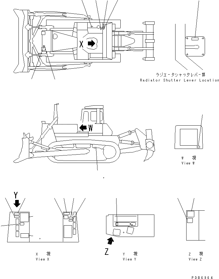 Схема запчастей Komatsu D275A-2 - МАРКИРОВКА (/) (КИТАЙ)(№-) МАРКИРОВКА