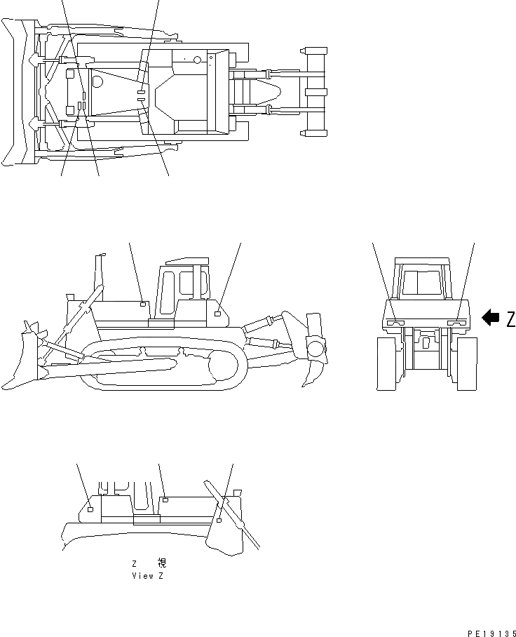 Схема запчастей Komatsu D275A-2 - МАРКИРОВКА (T.B.G. СПЕЦ-Я.) МАРКИРОВКА