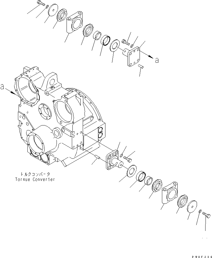 Схема запчастей Komatsu D275A-5D - СИЛОВАЯ ПЕРЕДАЧА (ЭЛЕМЕНТЫ КРЕПЛЕНИЯ) (МОРОЗОУСТОЙЧИВ. СПЕЦ-Я) СИЛОВАЯ ПЕРЕДАЧА И КОНЕЧНАЯ ПЕРЕДАЧА