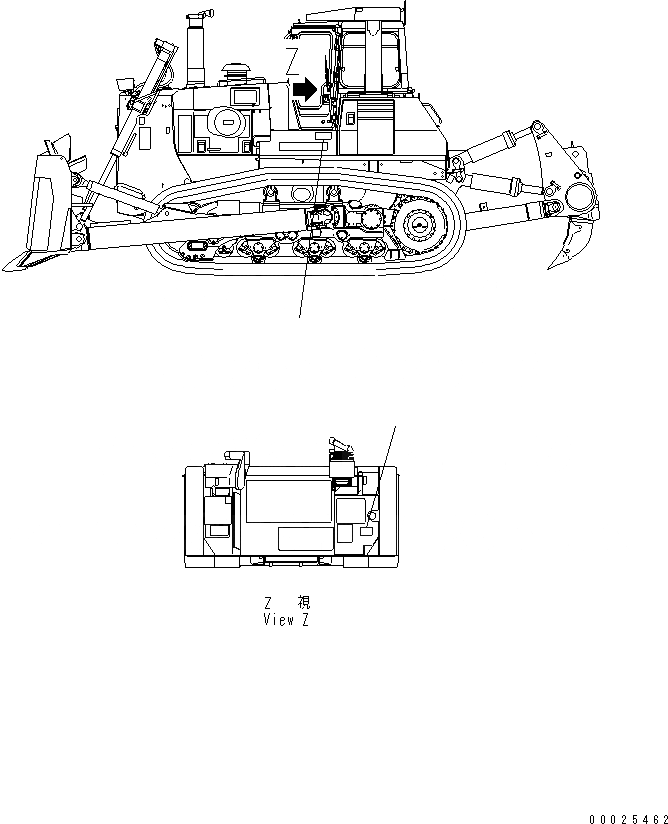 Схема запчастей Komatsu D275A-5R - МАРКИРОВКА (ДЛЯ ЕС)(№-) МАРКИРОВКА