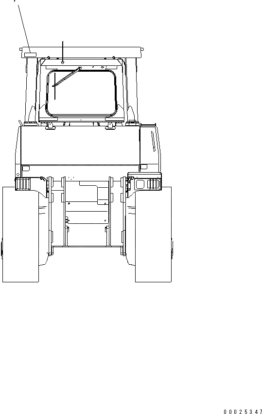 Схема запчастей Komatsu D275A-5R - МАРКИРОВКА (АНГЛ.) (ДЛЯ R.O.P.S.)(№-) МАРКИРОВКА