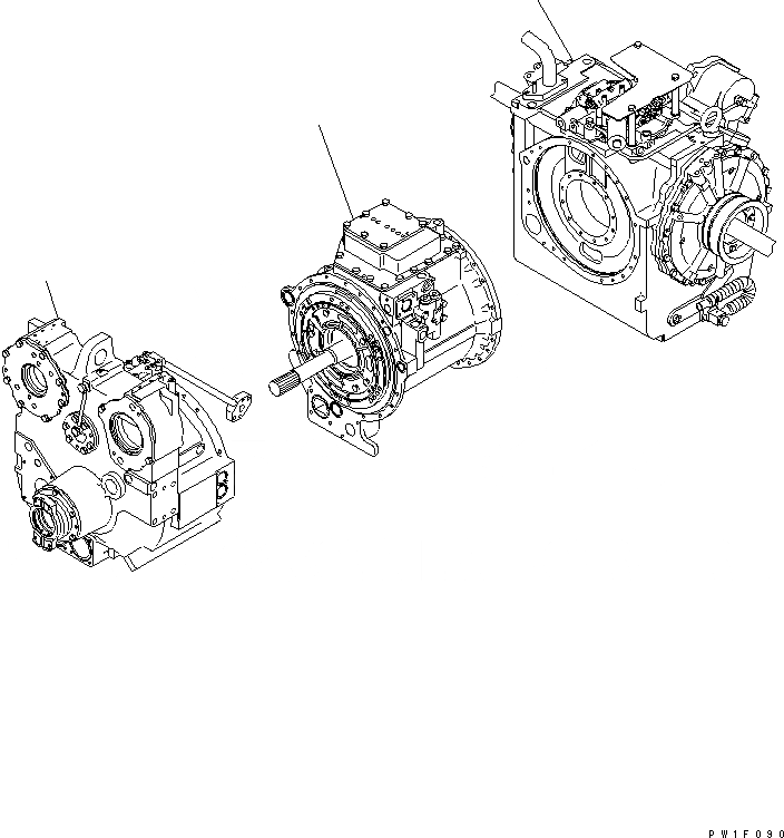 Схема запчастей Komatsu D275AX-5 - СИЛОВАЯ ПЕРЕДАЧА (/) (С ОБОГРЕВ-ЛЕМ) (МОРОЗОУСТОЙЧИВ. СПЕЦ-Я (A) СПЕЦ-Я.) СИЛОВАЯ ПЕРЕДАЧА И КОНЕЧНАЯ ПЕРЕДАЧА