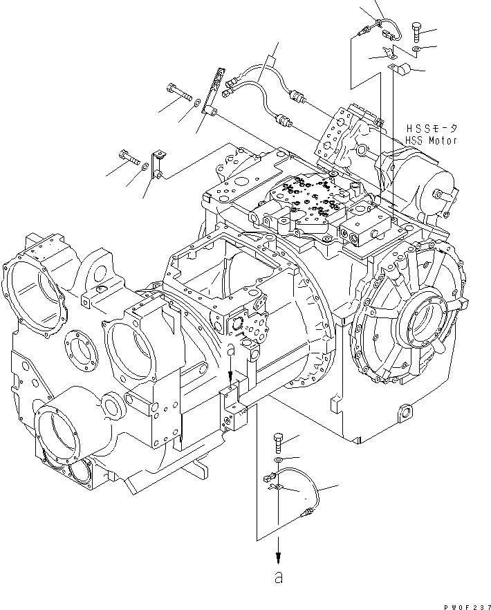 Схема запчастей Komatsu D275AX-5 - СИЛОВАЯ ПЕРЕДАЧА (/)¤ ЭЛЕКТР. СИЛОВАЯ ПЕРЕДАЧА И КОНЕЧНАЯ ПЕРЕДАЧА