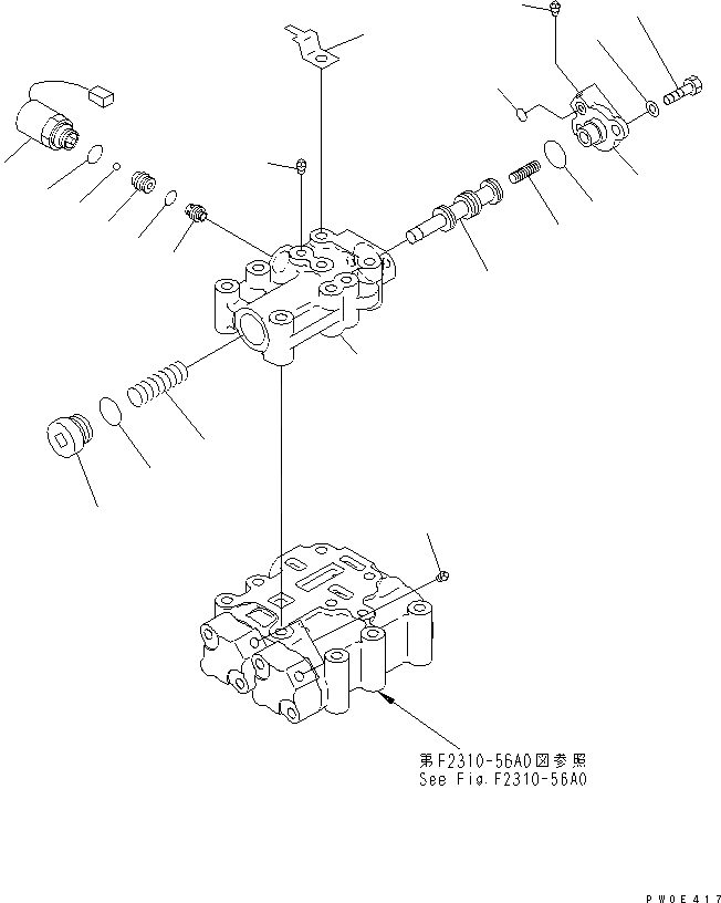 Схема запчастей Komatsu D275AX-5 - ГИДРОТРАНСФОРМАТОР КЛАПАН (/) СИЛОВАЯ ПЕРЕДАЧА И КОНЕЧНАЯ ПЕРЕДАЧА