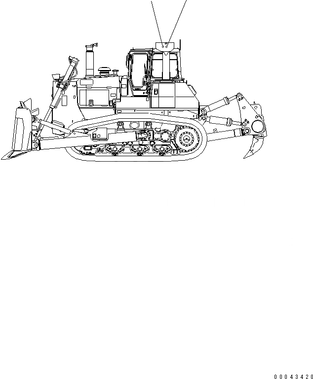 Схема запчастей Komatsu D275AX-5E0 - МАРКИРОВКА (ДЛЯ ЕС)(№-87) МАРКИРОВКА