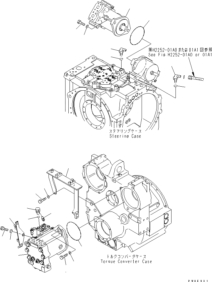 Схема запчастей Komatsu D275AX-5-KO - СИЛОВАЯ ПЕРЕДАЧА (7/)¤ H.S.S. НАСОС И МОТОР¤ ПАЛЕЦ PULER ТРУБЫ СИЛОВАЯ ПЕРЕДАЧА И КОНЕЧНАЯ ПЕРЕДАЧА