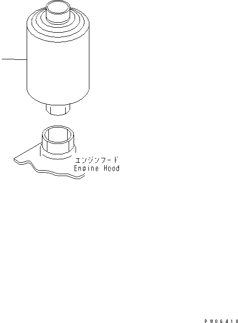 Схема запчастей Komatsu D31E-20 - SPARK ARRESTER КОМПОНЕНТЫ ДВИГАТЕЛЯ