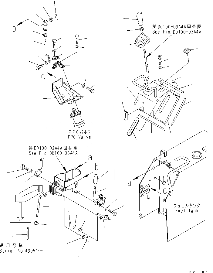 Схема запчастей Komatsu D31E-20 - РЫЧАГ УПРАВЛ-Я ТРАНСМИССИЕЙ (/) (REGULATION OF ЕС DYNAMIC NOISE)(№7-) ТОПЛИВН. БАК. AND КОМПОНЕНТЫ