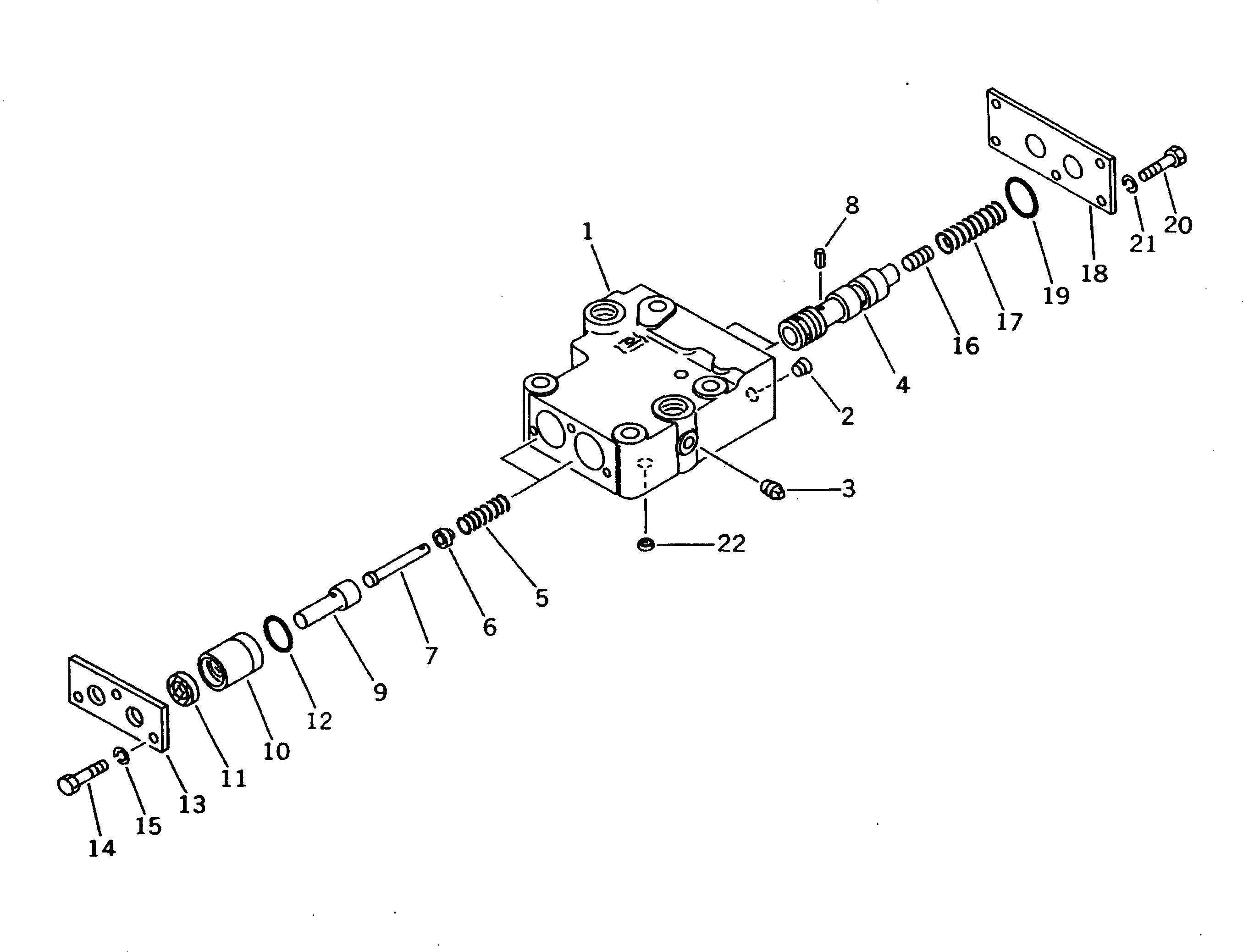 Схема запчастей Komatsu D31P-18A - КЛАПАН РУЛЕВОГО УПРАВЛЕНИЯ (ДЛЯ РЫЧАГ РУЛЕВ. УПРАВЛЕНИЕ) СИСТЕМА УПРАВЛЕНИЯ