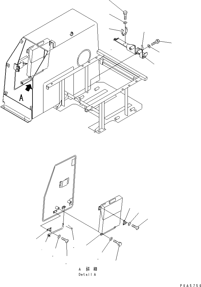 Схема запчастей Komatsu D31P-20A - КОРПУС И НАСОС СМАЗКИ ДЕРЖАТЕЛЬ (REGULATION OF EC INCLUSION)(№-) ГИДРАВЛИКА