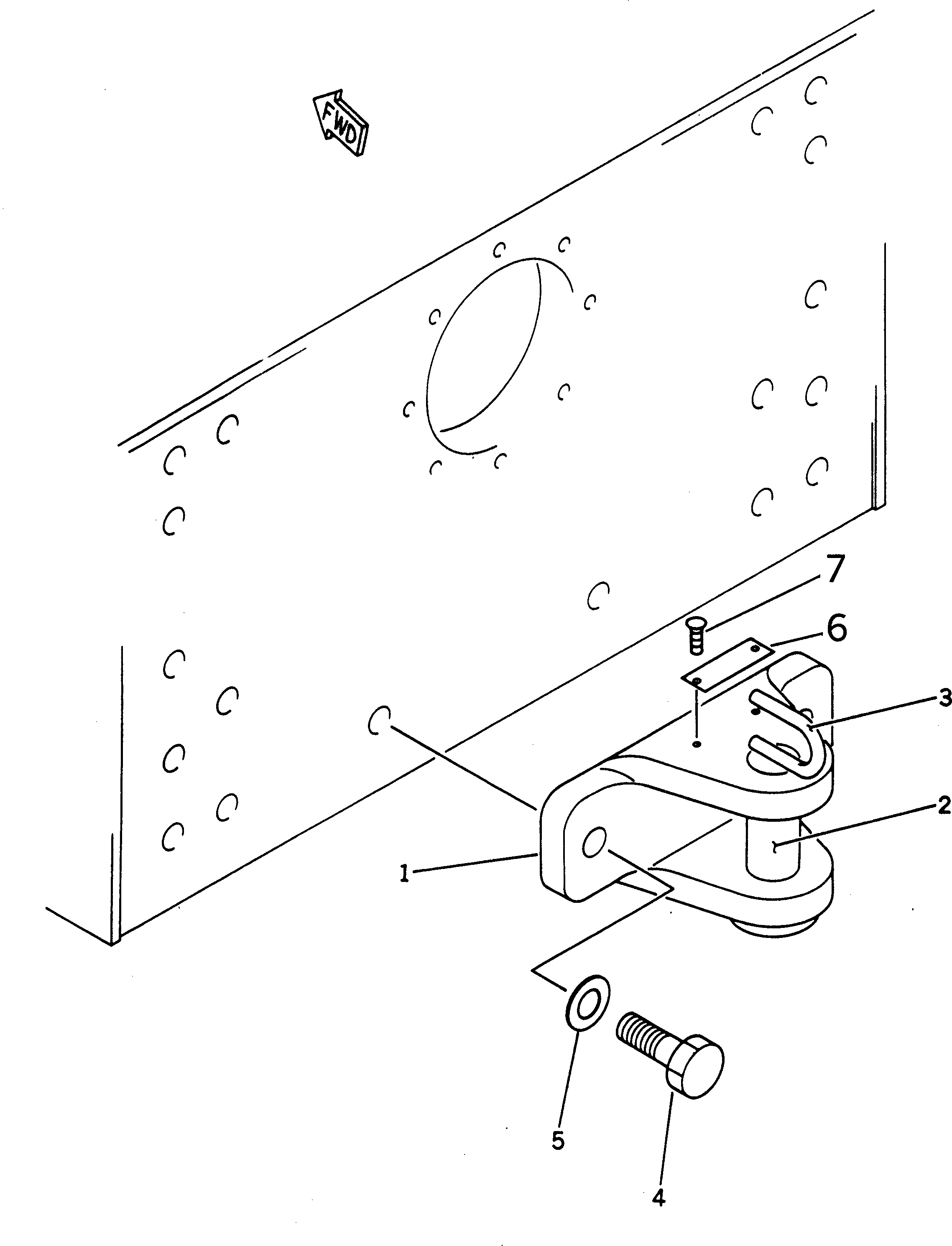 Схема запчастей Komatsu D31P-20A - СЦЕПКА (REGULATION OF ЕС DYNAMIC NOISE)(№-) РАБОЧЕЕ ОБОРУДОВАНИЕ