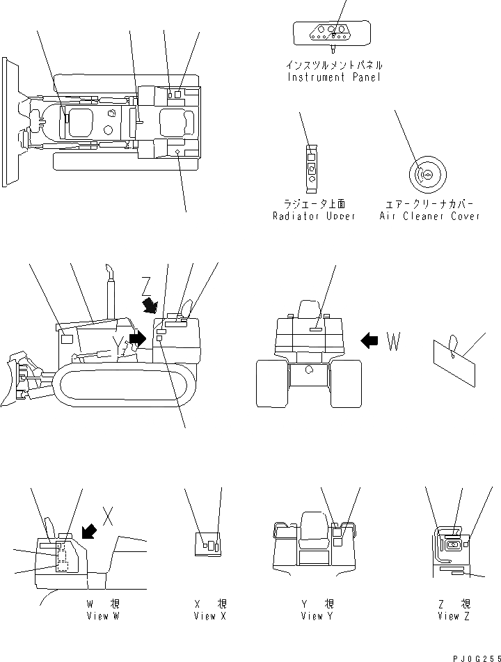 Схема запчастей Komatsu D31P-20A - МАРКИРОВКА (ФРАНЦИЯ) (REGULATION OF EC INCLUSION)(№77-) МАРКИРОВКА