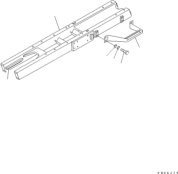 Схема запчастей Komatsu D31PLL-20 - ГУСЕНИЧНАЯ РАМА (REGULATION OF ЕС DYNAMIC NOISE)(№-879) ХОДОВАЯ