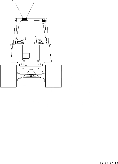 Схема запчастей Komatsu D31PX-21A-M - ROPS ПЛАСТИНЫ (ЯПОН.) МАРКИРОВКА