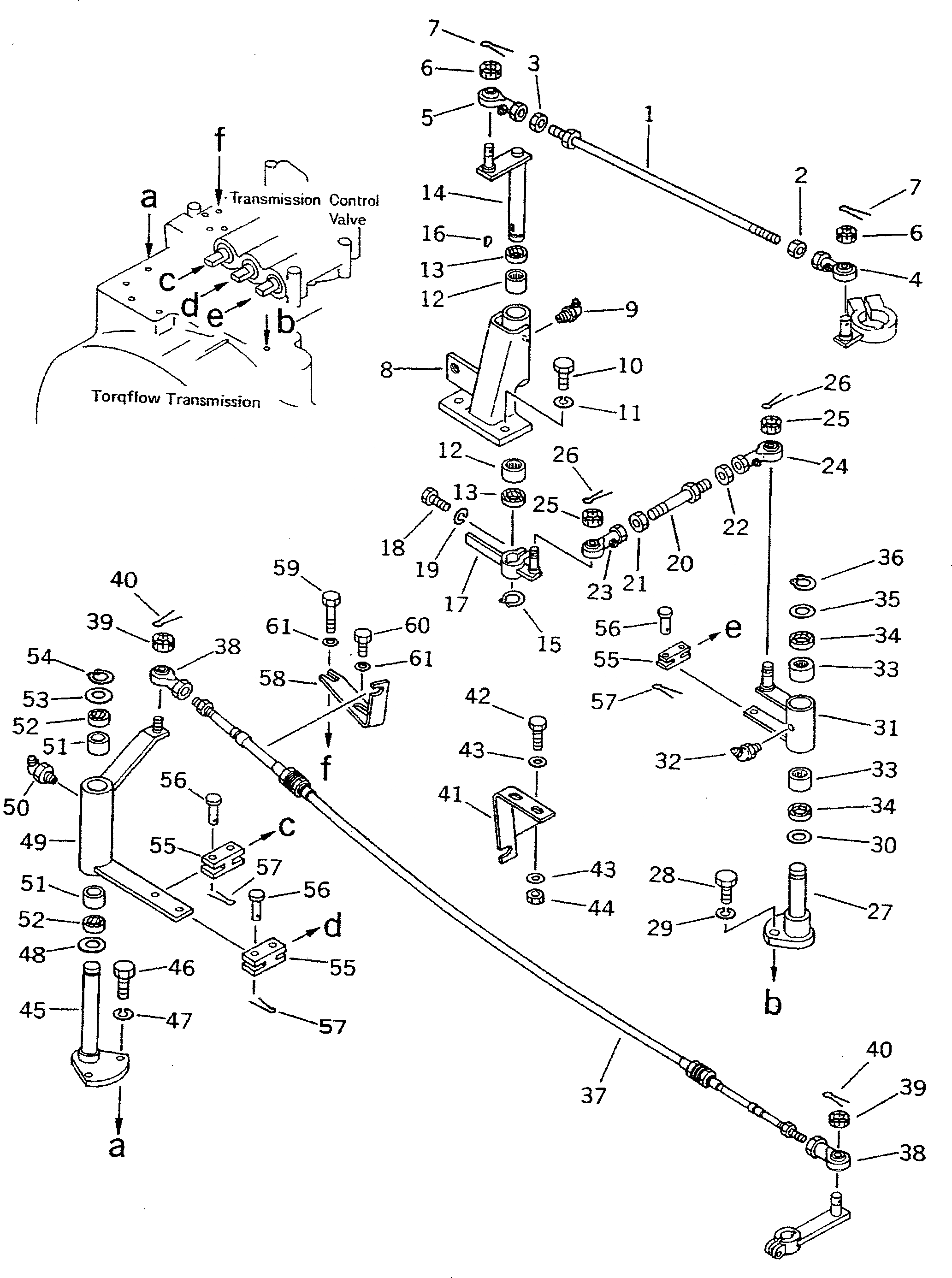 Схема запчастей Komatsu D355A-3 - МЕХАНИЗМ ПЕРЕКЛЮЧЕНИЯ ПЕРЕДАЧ(№-9) ГИДРОТРАНСФОРМАТОР И ТРАНСМИССИЯ