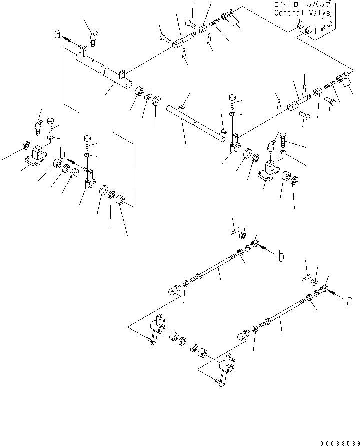Схема запчастей Komatsu D355C-3 - МЕХАНИЗМ РЫЧАГА. (ДЛЯ ТЯГОВ. ЛЕБЕДКИ) РАБОЧЕЕ ОБОРУДОВАНИЕ