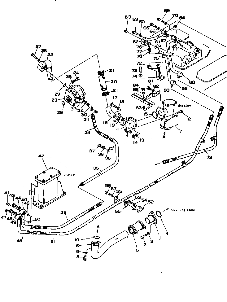 Схема запчастей Komatsu D355C-3 - ГИДРАВЛИКА РУЛ. УПРАВЛЕНИЯ(№9-) СИСТЕМАУПРАВЛЕНИЯ ПОВОРОТОМ И КОНЕЧНАЯ ПЕРЕДАЧА