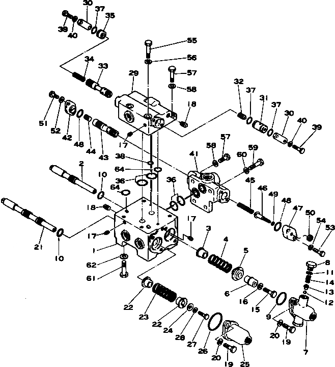 Схема запчастей Komatsu D355C-3 - УПРАВЛЯЮЩ. КЛАПАН(№()-) ТЯГОВ. ЛЕБЕДКА (DWT-)