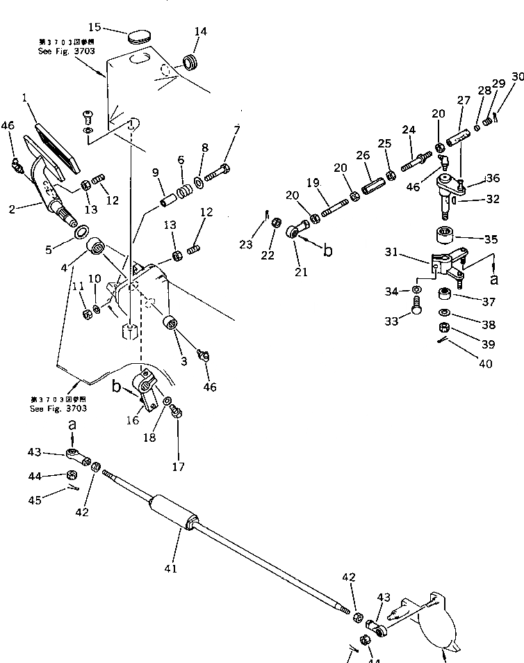 Схема запчастей Komatsu D375A-1 - ПЕДАЛЬ ЗАМЕДЛИТЕЛЯ ОБОРОТОВ КОМПОНЕНТЫ ДВИГАТЕЛЯ И ЭЛЕКТРИКА