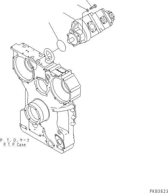 Схема запчастей Komatsu D375A-3A-01 - ГИДР. НАСОС. ГИДРАВЛИКА