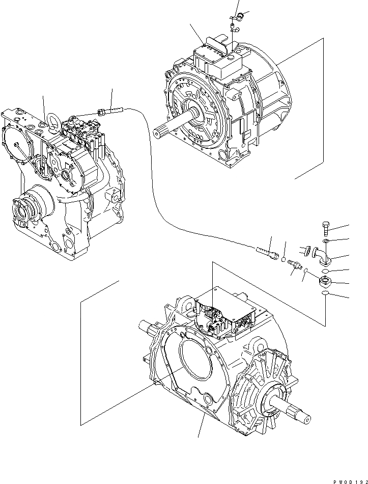 Схема запчастей Komatsu D375A-5 - СИЛОВАЯ ПЕРЕДАЧА (/)¤ ШЛАНГИ СИЛОВАЯ ПЕРЕДАЧА И КОНЕЧНАЯ ПЕРЕДАЧА