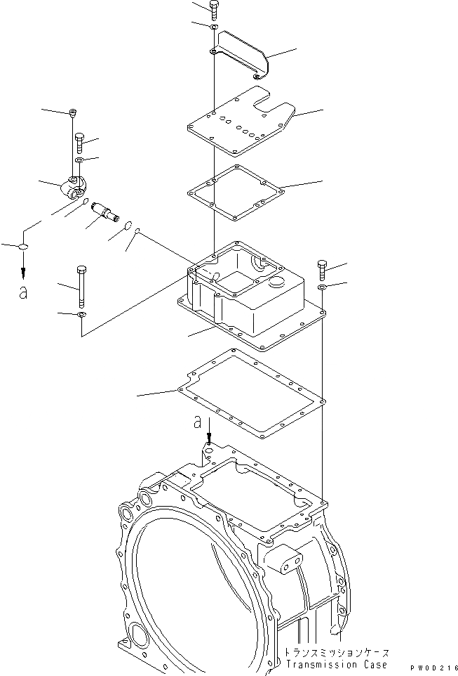 Схема запчастей Komatsu D375A-5 - КЛАПАН ТРАНСМИССИИ COVER СИЛОВАЯ ПЕРЕДАЧА И КОНЕЧНАЯ ПЕРЕДАЧА