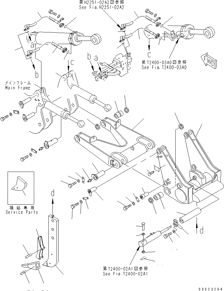 Схема запчастей Komatsu D375A-5 - РЫХЛИТЕЛЬ (ГИГАНТСК. РЫХЛИТ) (ДЛЯ УСИЛ. SHANK ) РАБОЧЕЕ ОБОРУДОВАНИЕ