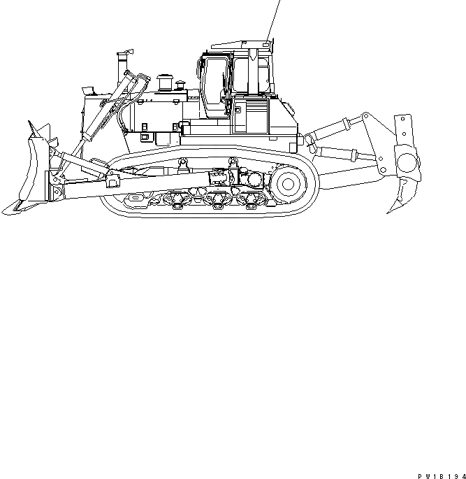 Схема запчастей Komatsu D375A-5 - МАРКИРОВКА (ДЛЯ ЯПОН.) (R.O.P.S.) МАРКИРОВКА