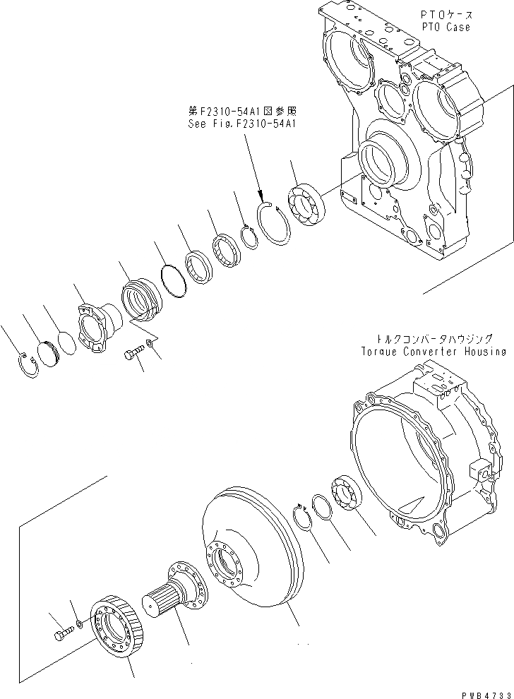 Схема запчастей Komatsu D375A-3 - ГИДРОТРАНСФОРМАТОР (/)¤ ВХОД И КОРПУС ПРИВОДА (МОРОЗОУСТОЙЧИВ. СПЕЦ-Я) СИЛОВАЯ ПЕРЕДАЧА И КОНЕЧНАЯ ПЕРЕДАЧА