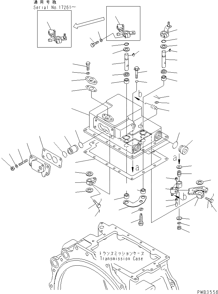 Схема запчастей Komatsu D375A-3 - КЛАПАН ТРАНСМИССИИ COVER СИЛОВАЯ ПЕРЕДАЧА И КОНЕЧНАЯ ПЕРЕДАЧА