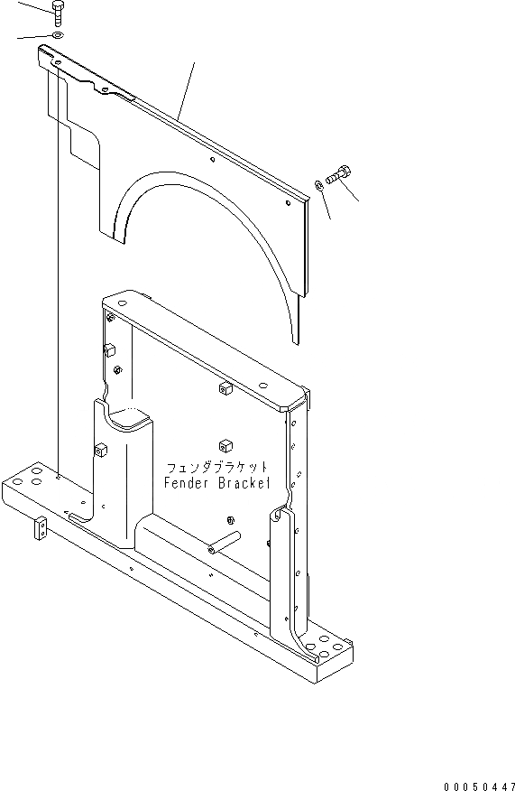 Схема запчастей Komatsu D375A-5E0 - КРЫЛО (COVER) (VHMS СПЕЦ-Я.) ЧАСТИ КОРПУСА