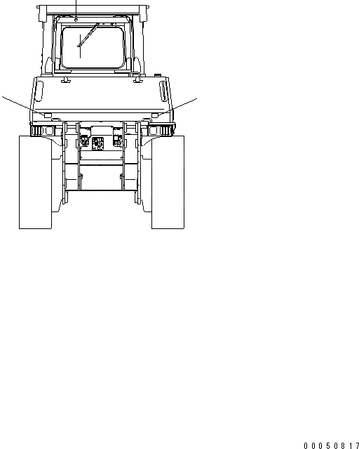 Схема запчастей Komatsu D375A-5E0 - МАРКИРОВКА (ЗАДН. REFRACTOR) МАРКИРОВКА