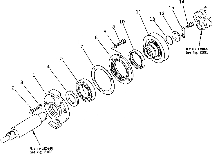 Схема запчастей Komatsu D40P-5 - ОСНОВН. МУФТА RETAINER ОСНОВН. МУФТА¤ ДЕМПФЕР¤ ТРАНСМИССИЯ¤ РУЛЕВ. УПРАВЛЕНИЕ И КОНЕЧНАЯ ПЕРЕДАЧА