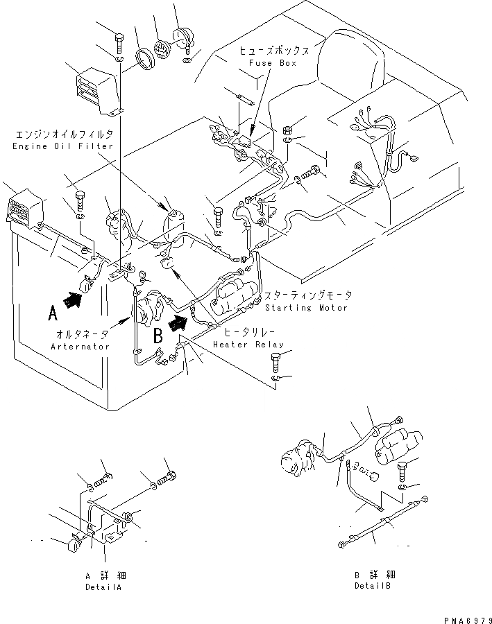 Схема запчастей Komatsu D41E-3A - ЭЛЕКТРИКА (/) (REGULATION OF EC INCLUSION)(№8-) ОПЦИОННЫЕ КОМПОНЕНТЫ