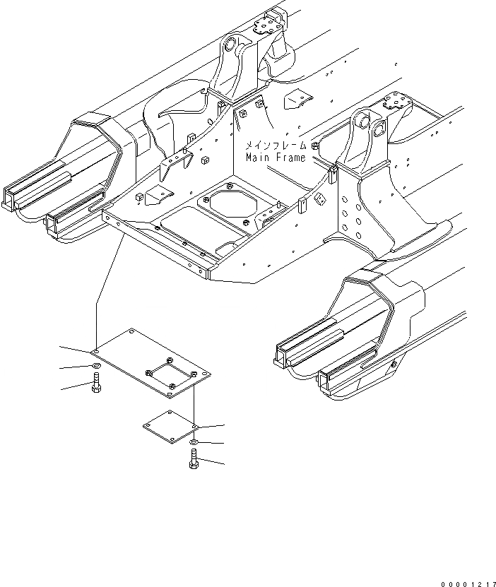 Схема запчастей Komatsu D41E-BB-6C - COVER ЧАСТИ КОРПУСА