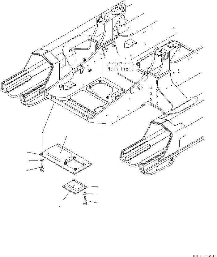 Схема запчастей Komatsu D41E-BB-6C - КРЫШКА(REGULATION OF ЕС DYNAMIC NOISE) ЧАСТИ КОРПУСА