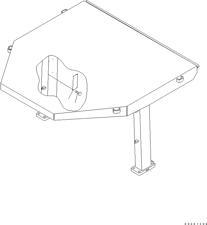 Схема запчастей Komatsu D41E-BB-6C - ROPS ПЛАСТИНЫ МАРКИРОВКА