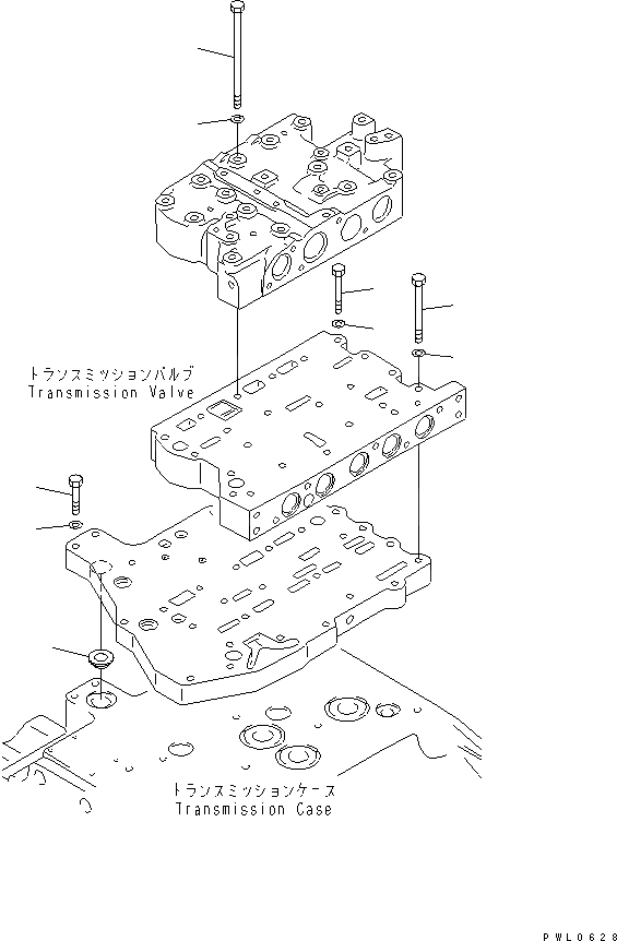 Схема запчастей Komatsu D475A-3 - КЛАПАН ТРАНСМИССИИ COVER СИЛОВАЯ ПЕРЕДАЧА И КОНЕЧНАЯ ПЕРЕДАЧА