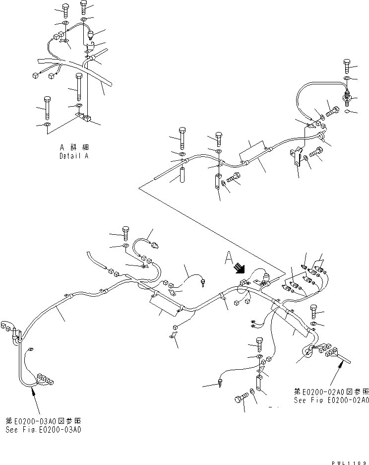 Схема запчастей Komatsu D475A-3 - СИЛОВАЯ ЛИНИЯ ЭЛЕКТРОПРОВОДКА СИЛОВАЯ ПЕРЕДАЧА И КОНЕЧНАЯ ПЕРЕДАЧА