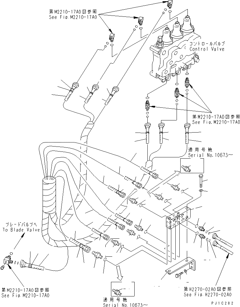 Схема запчастей Komatsu D475A-3 - P.P.C. БЛОК РЕЛЕ (ОТВАЛ С ДВОЙН. ПЕРЕКОСОМ) ГИДРАВЛИКА