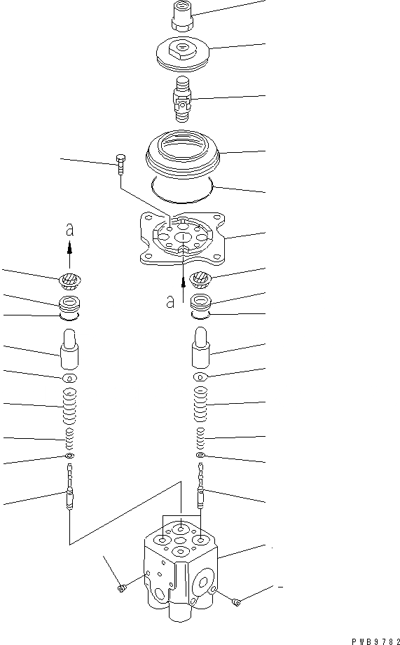 Схема запчастей Komatsu D475A-3 - КЛАПАН PPC(ДЛЯ УПРАВЛ-Е РЫХЛИТЕЛЕМ) (С SHOE-КОНТРОЛЬ ПРОСКАЛЬЗ-Я) ОСНОВН. КОМПОНЕНТЫ И РЕМКОМПЛЕКТЫ