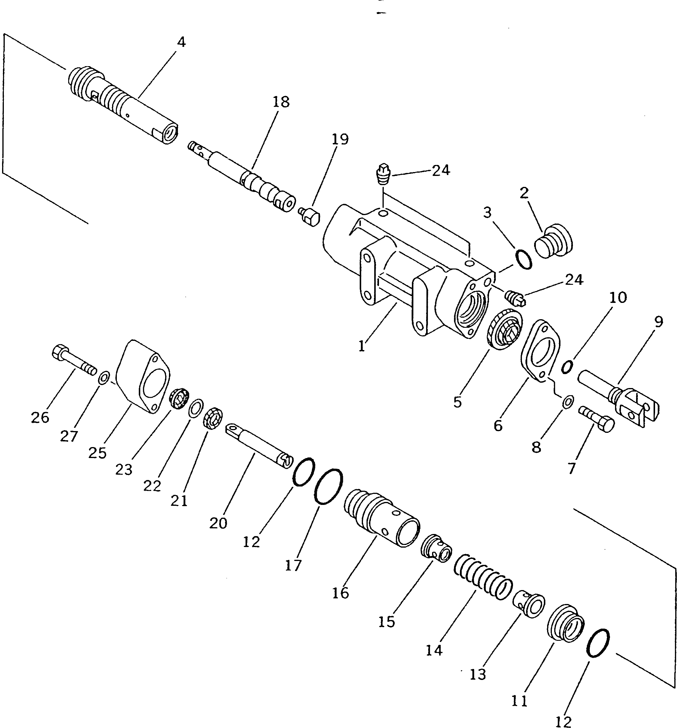 Схема запчастей Komatsu D475A-2 - СЕРВОКЛАПАН СИСТЕМА УПРАВЛЕНИЯ