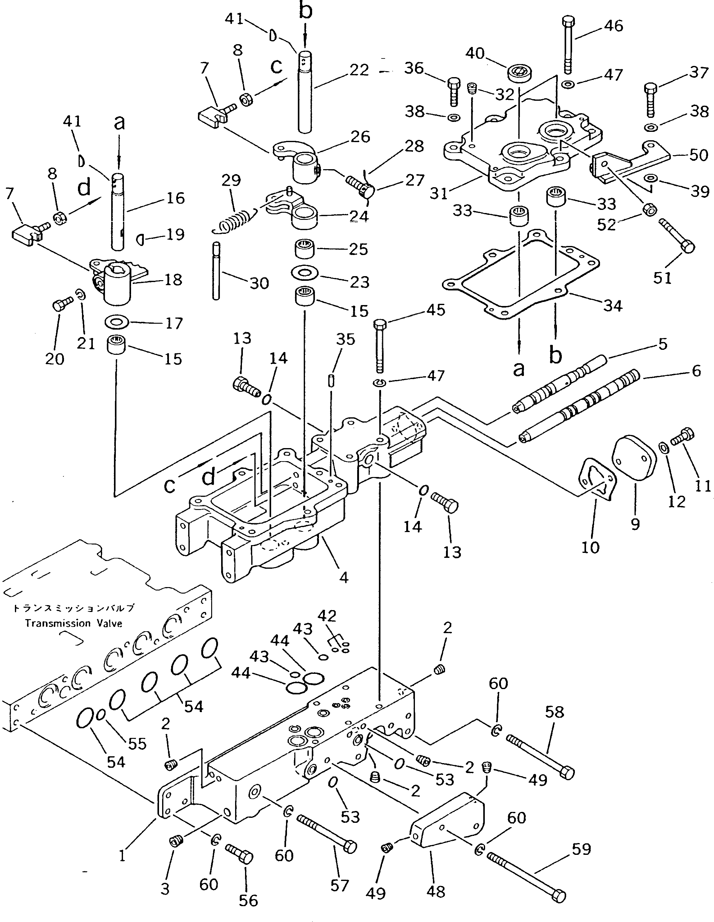 Схема запчастей Komatsu D475A-2 - РУЧН. SELECT КЛАПАН ГТР CONVERTOR¤ ТРАНСМИССИЯ¤ РУЛЕВ. УПРАВЛЕНИЕ И КОНЕЧНАЯ ПЕРЕДАЧА