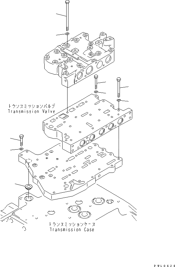 Схема запчастей Komatsu D475A-3 - КЛАПАН ТРАНСМИССИИ COVER СИЛОВАЯ ПЕРЕДАЧА И КОНЕЧНАЯ ПЕРЕДАЧА